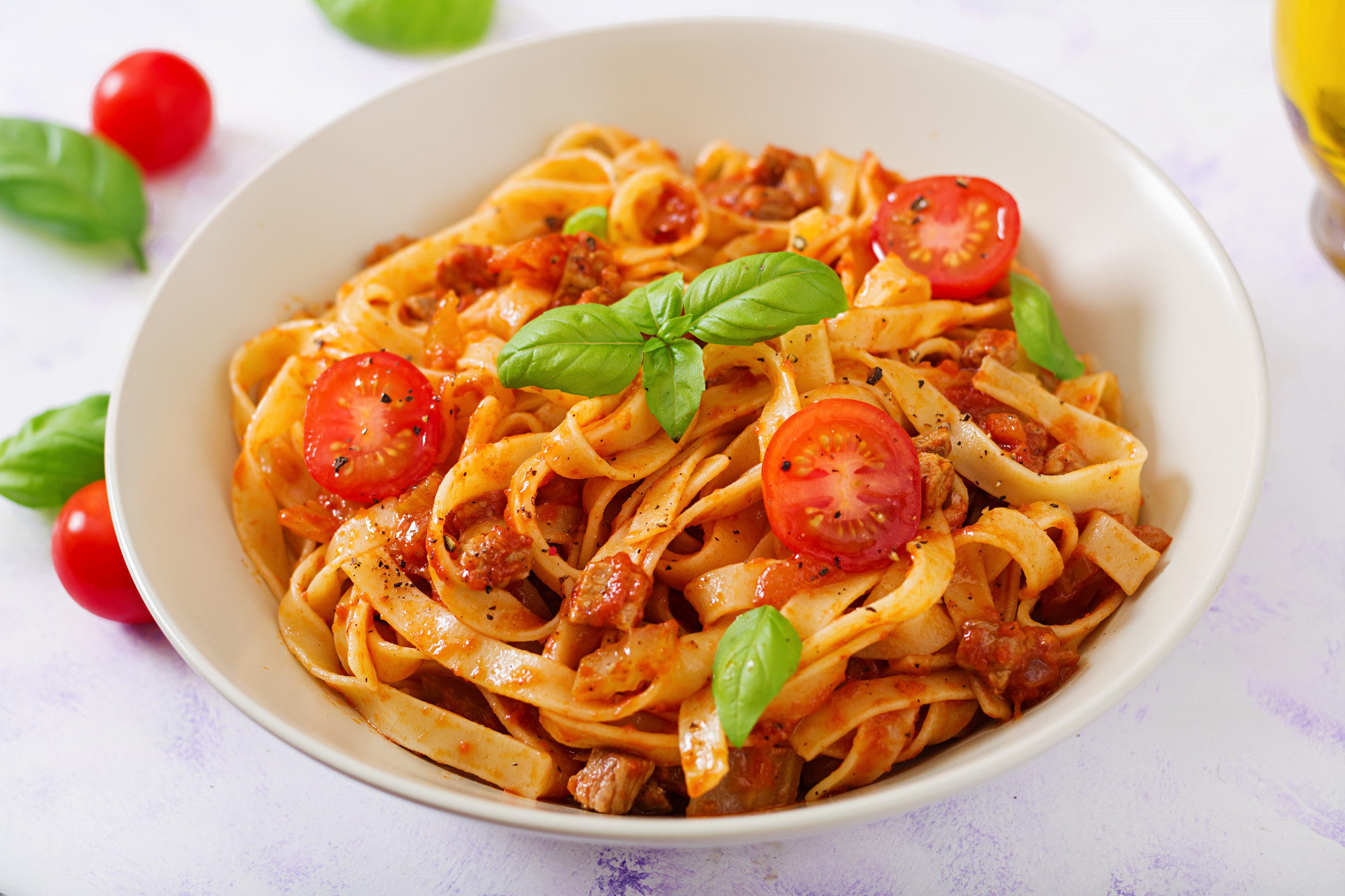Fettuccine com molho